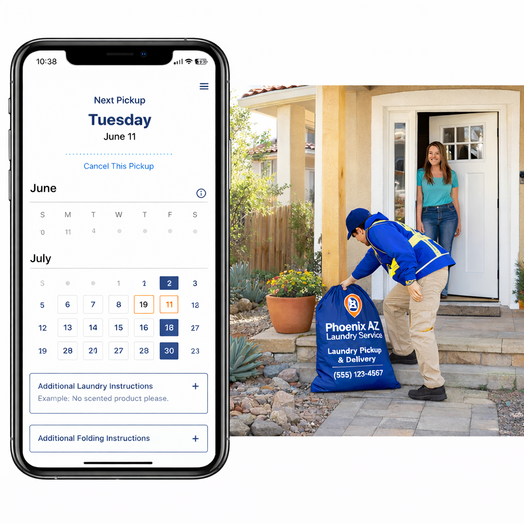 Phoenix AZ Laundry Service Pickup