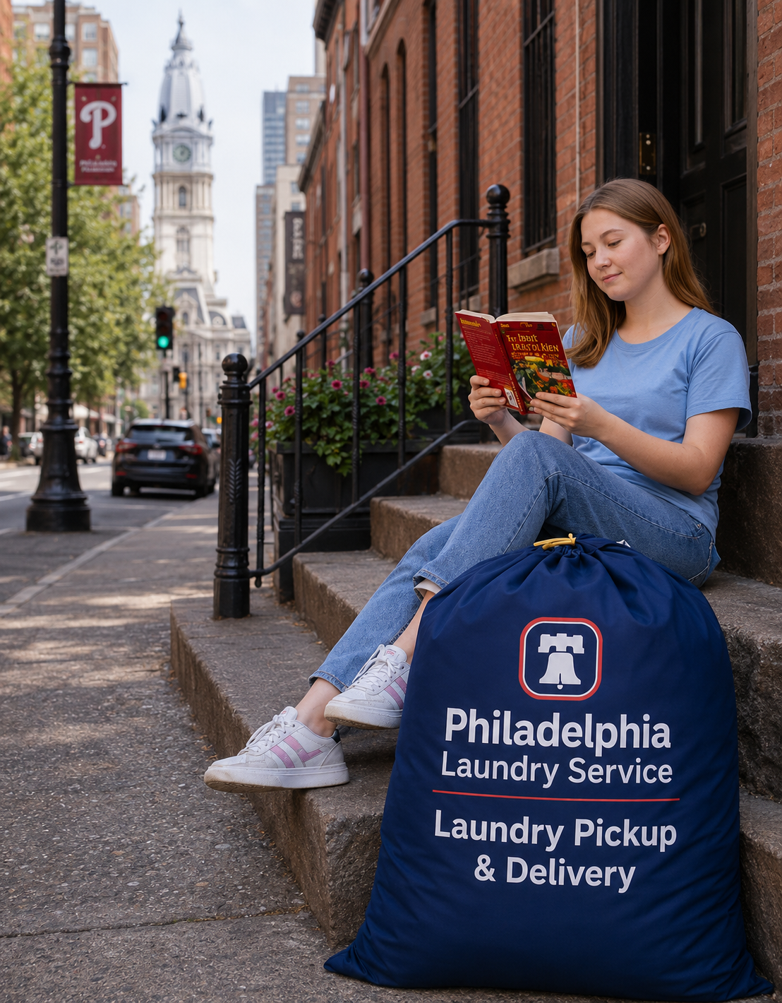 Philadelphia laundry service bag