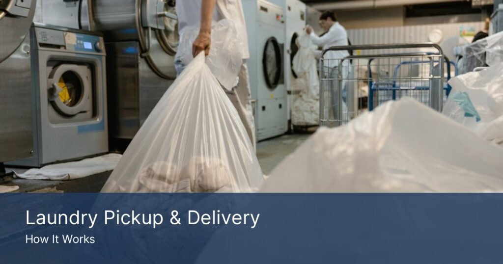 Laundry bag ready for pickup and delivery service in Philadelphia